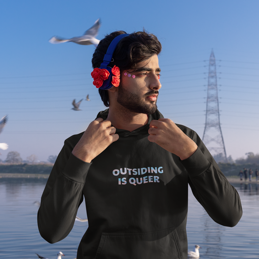 Outsiding is Queer - Trans Hoodie