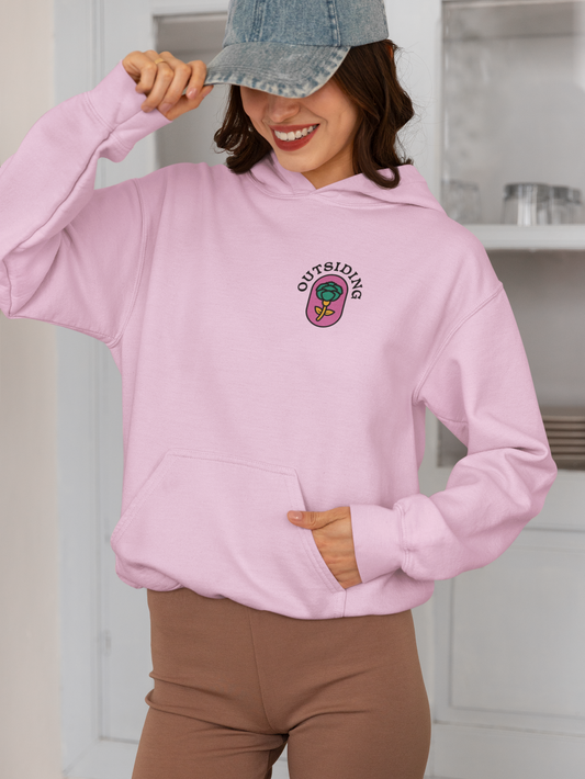 Outsiding Carnation Hoodie