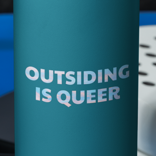 Outsiding is Queer - Trans Decal