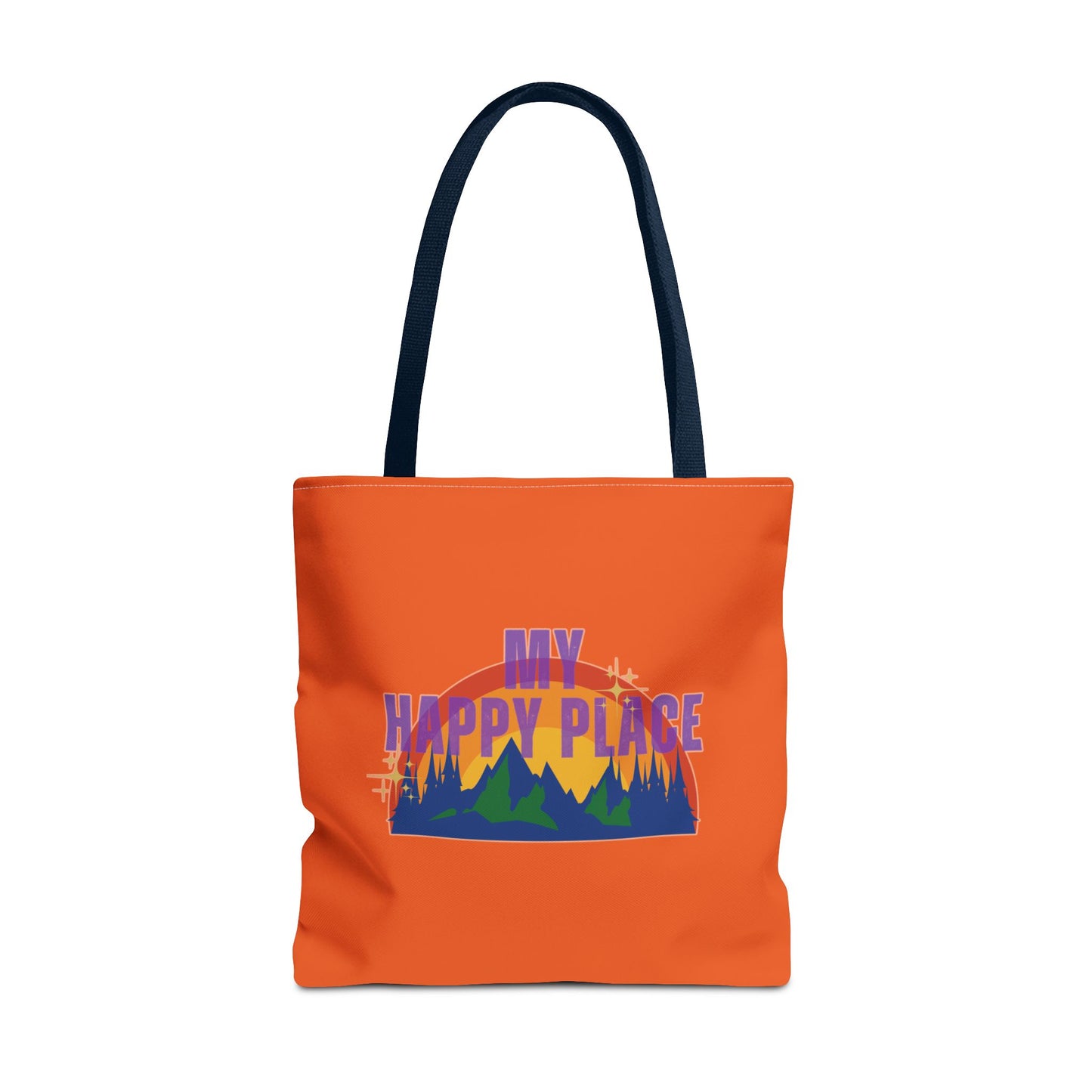 Happy Places Tote Bag - Orange