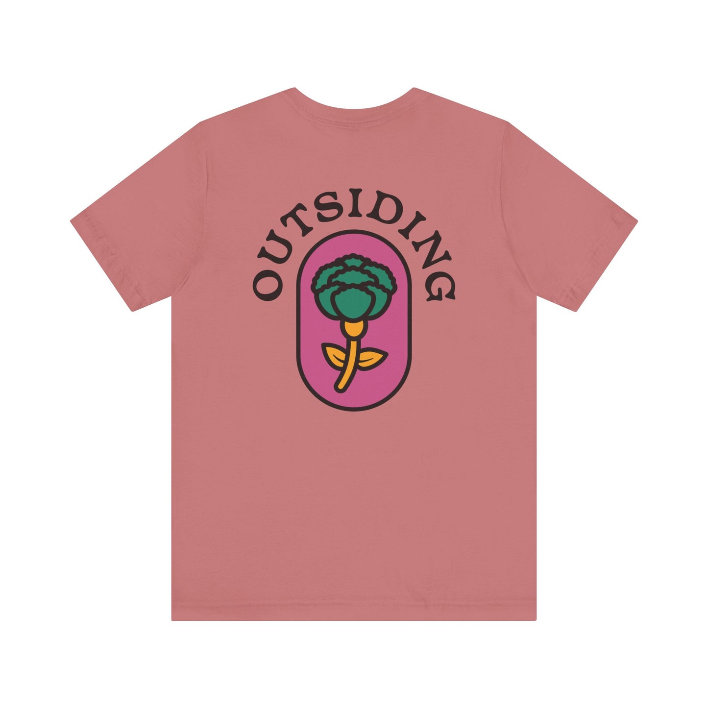 Outsiding Carnation Tee
