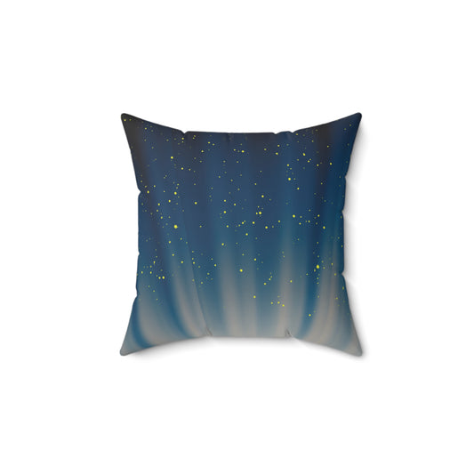 Starry Flare Square Pillow