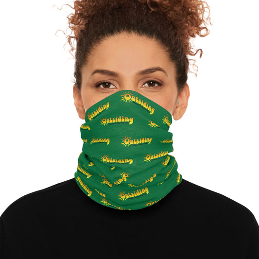 Outsiding Neck Gaiter in Green