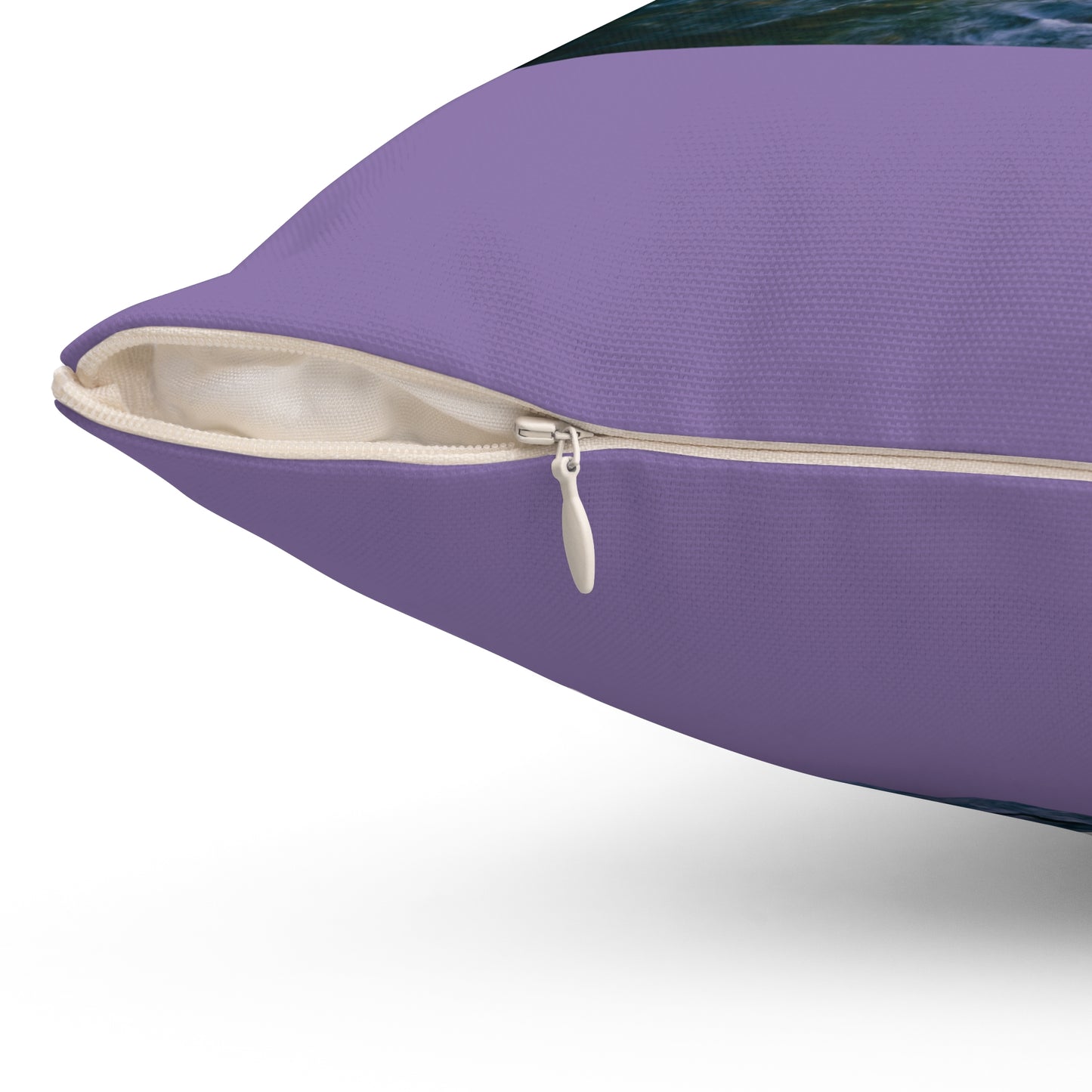 Take A Hike Square Pillow in Purple