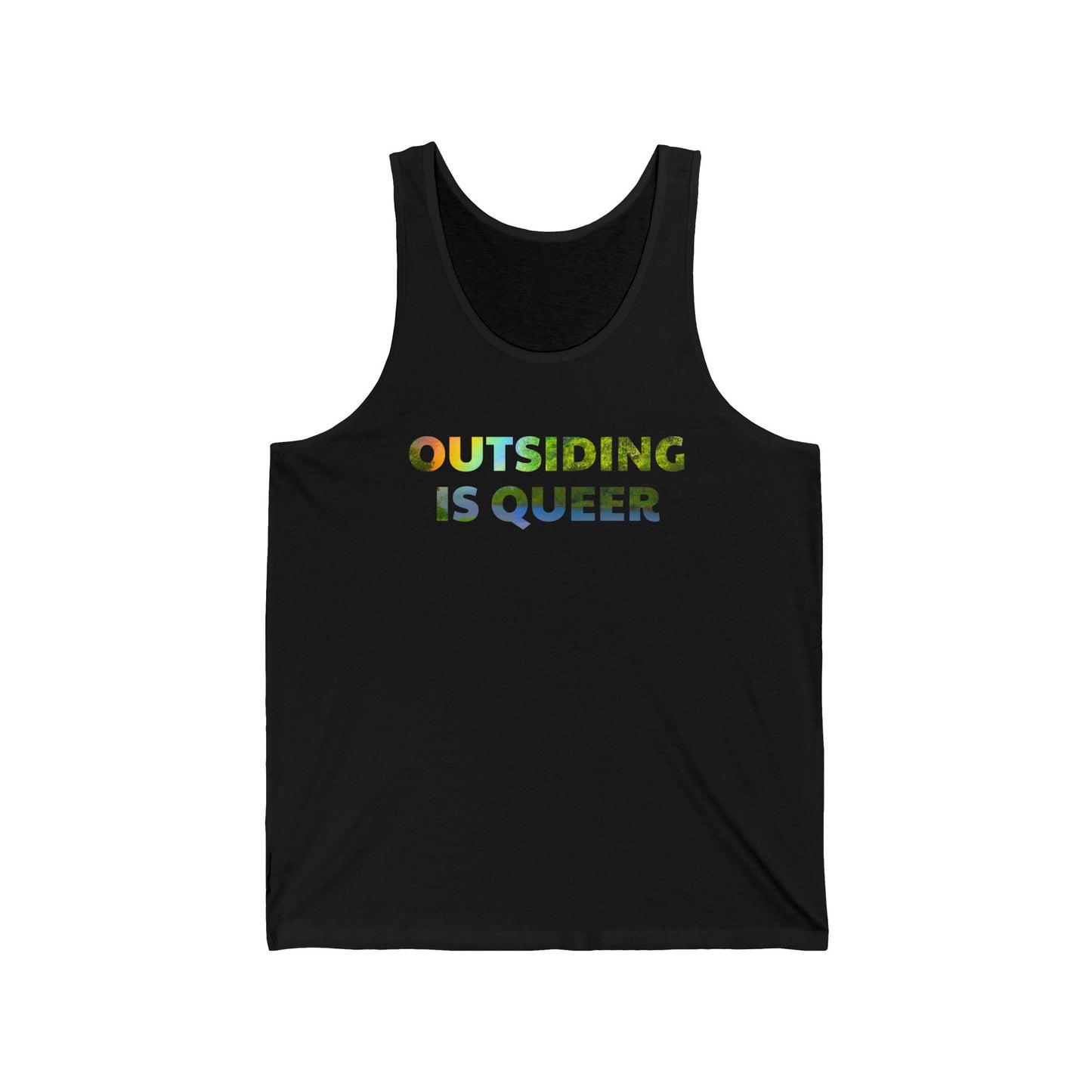Outsiding is Queer Tank - Rainbow