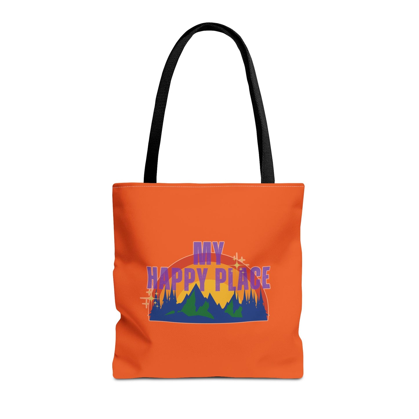 Happy Places Tote Bag - Orange