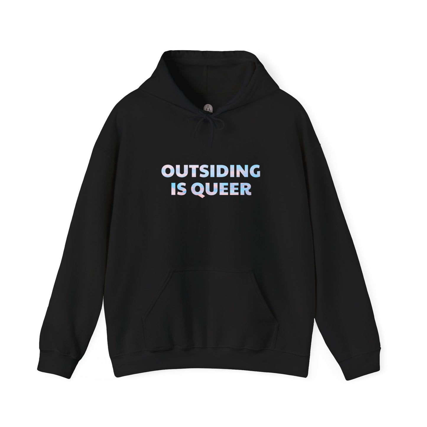 Outsiding is Queer - Trans Hoodie