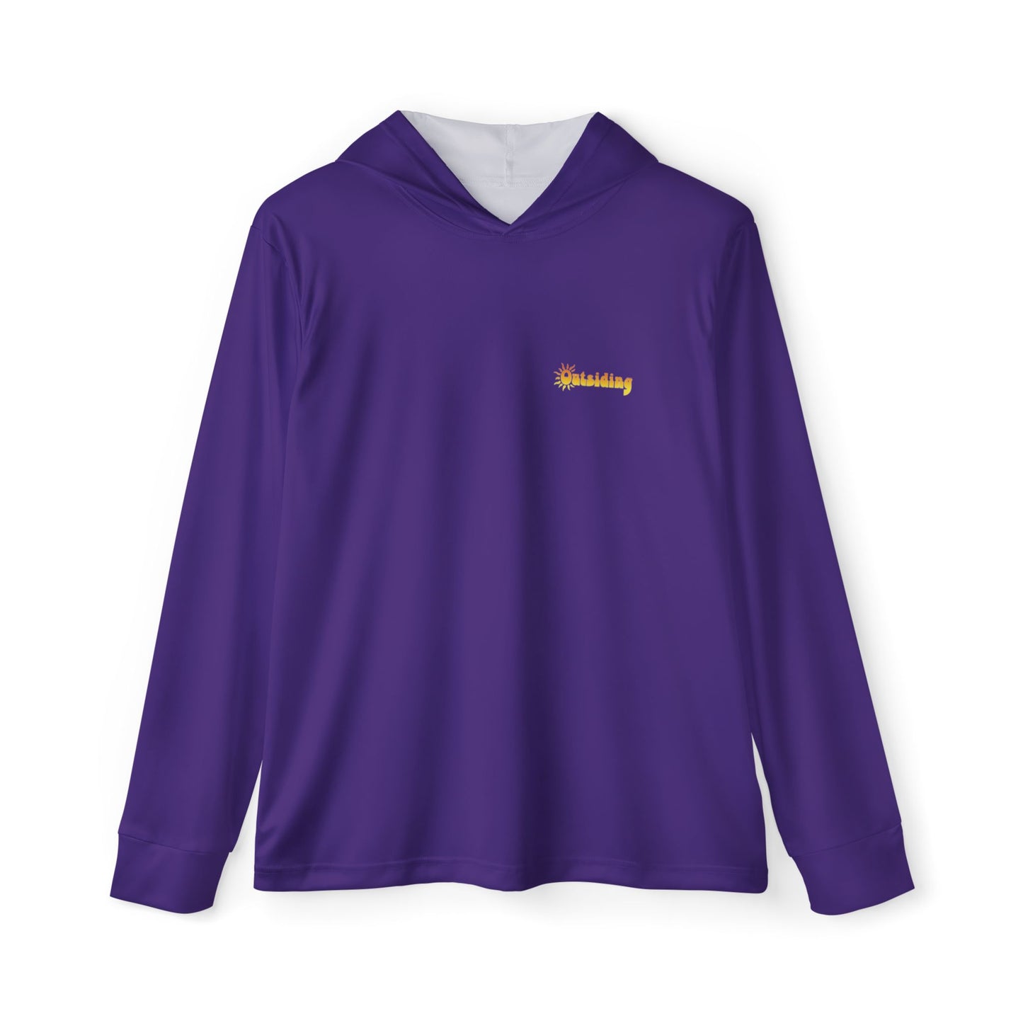 Sporty Sun Protection Hoodie in Purple