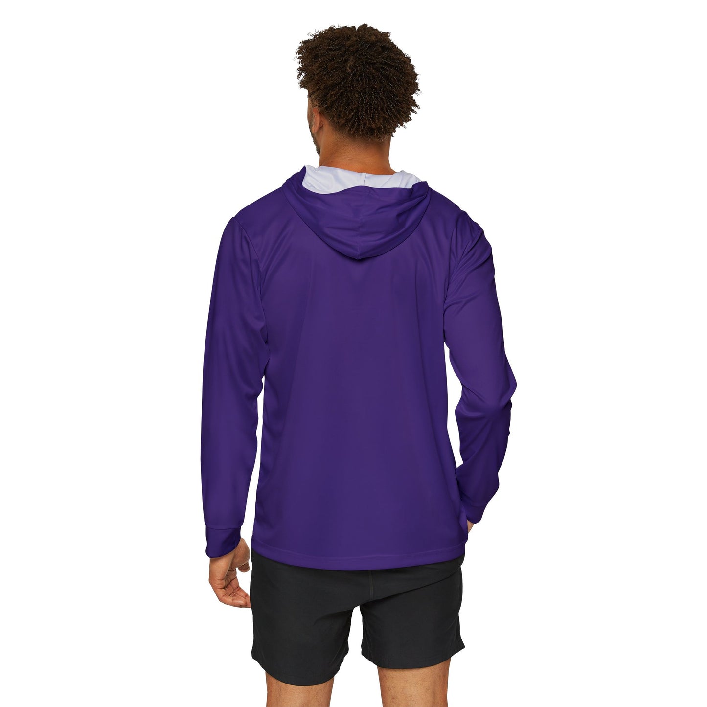 Sporty Sun Protection Hoodie in Purple