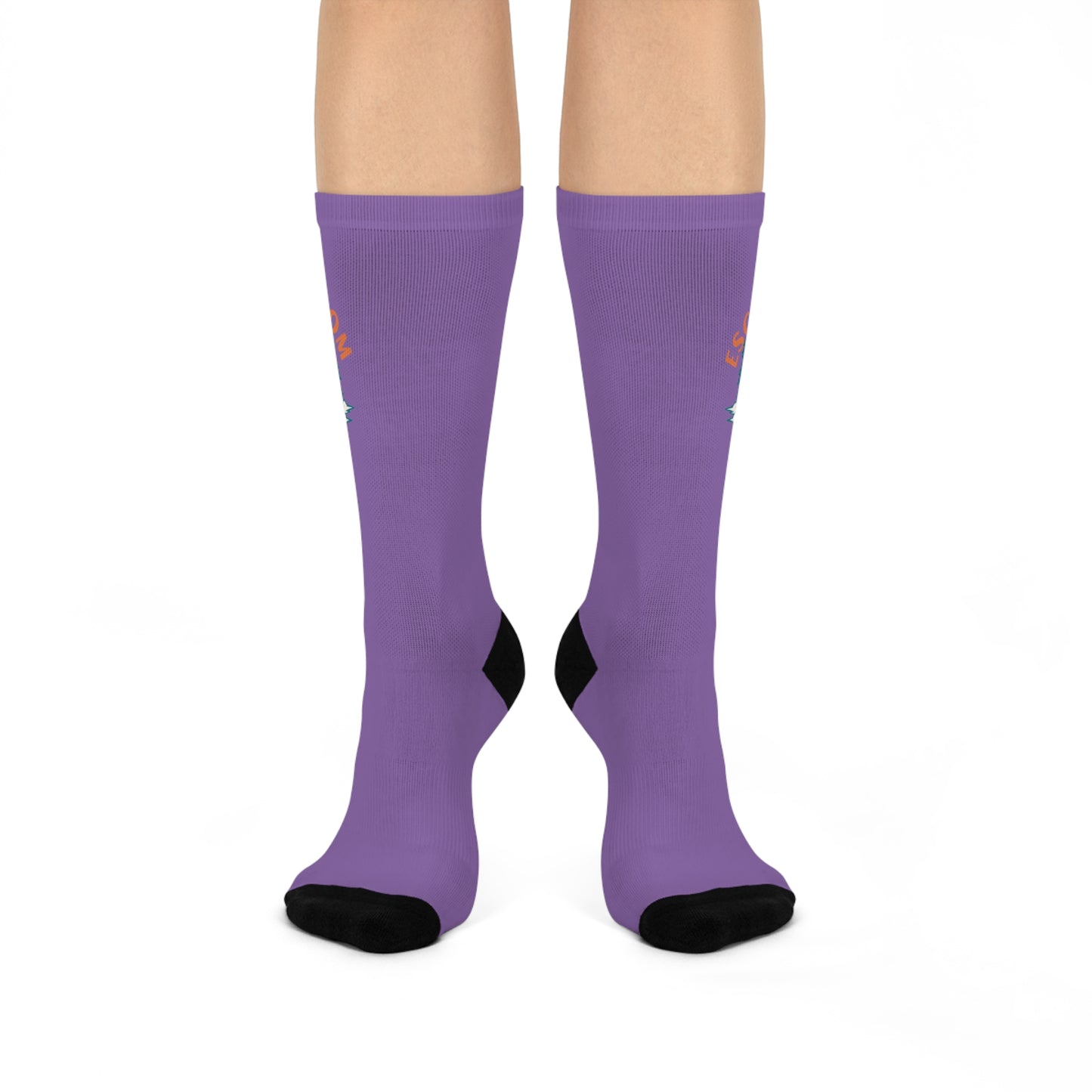 Escape Room Crew Socks in Purple