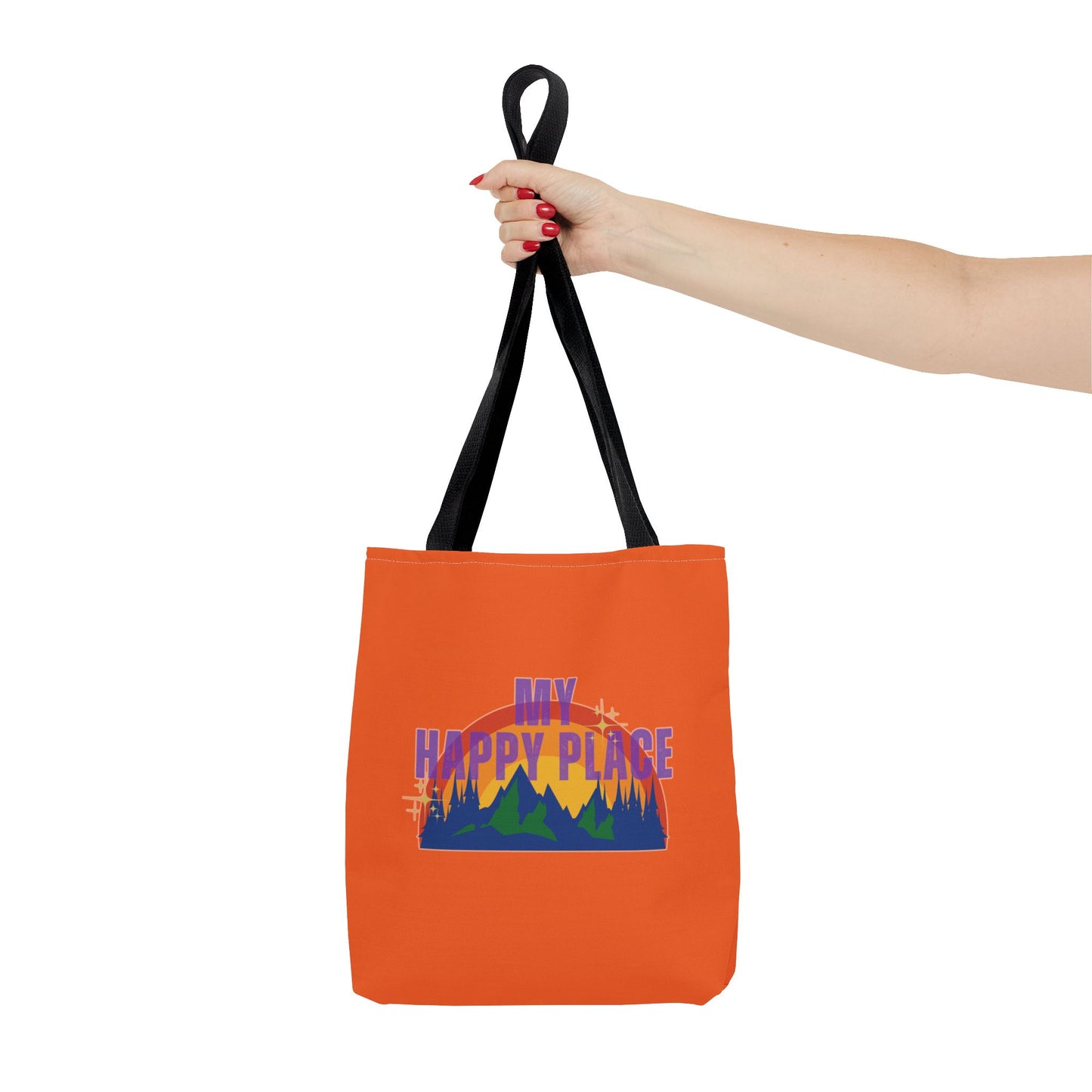 Happy Places Tote Bag - Orange