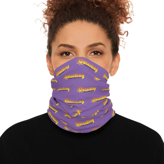 Outsiding Neck Gaiter in Purple