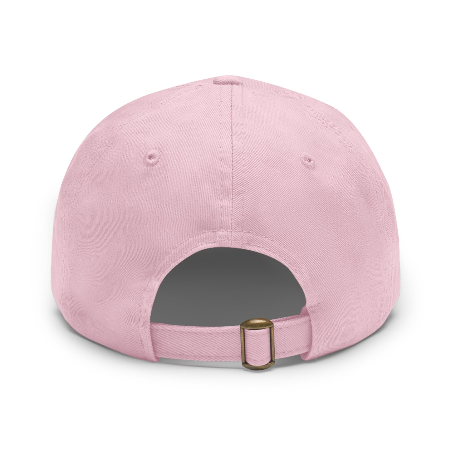 Happy Place Hat with Rectangular Leather Patch