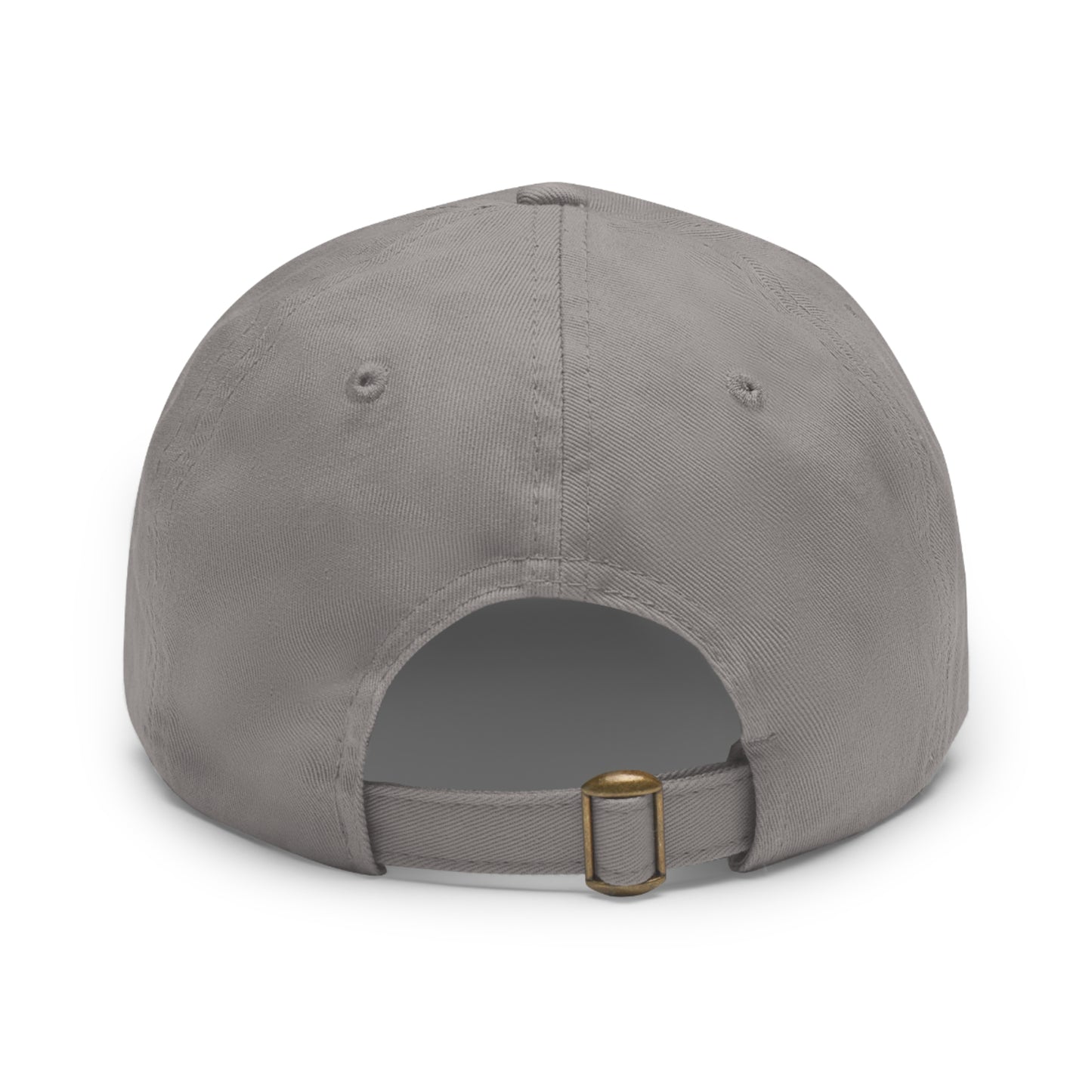 Happy Place Hat with Rectangular Leather Patch