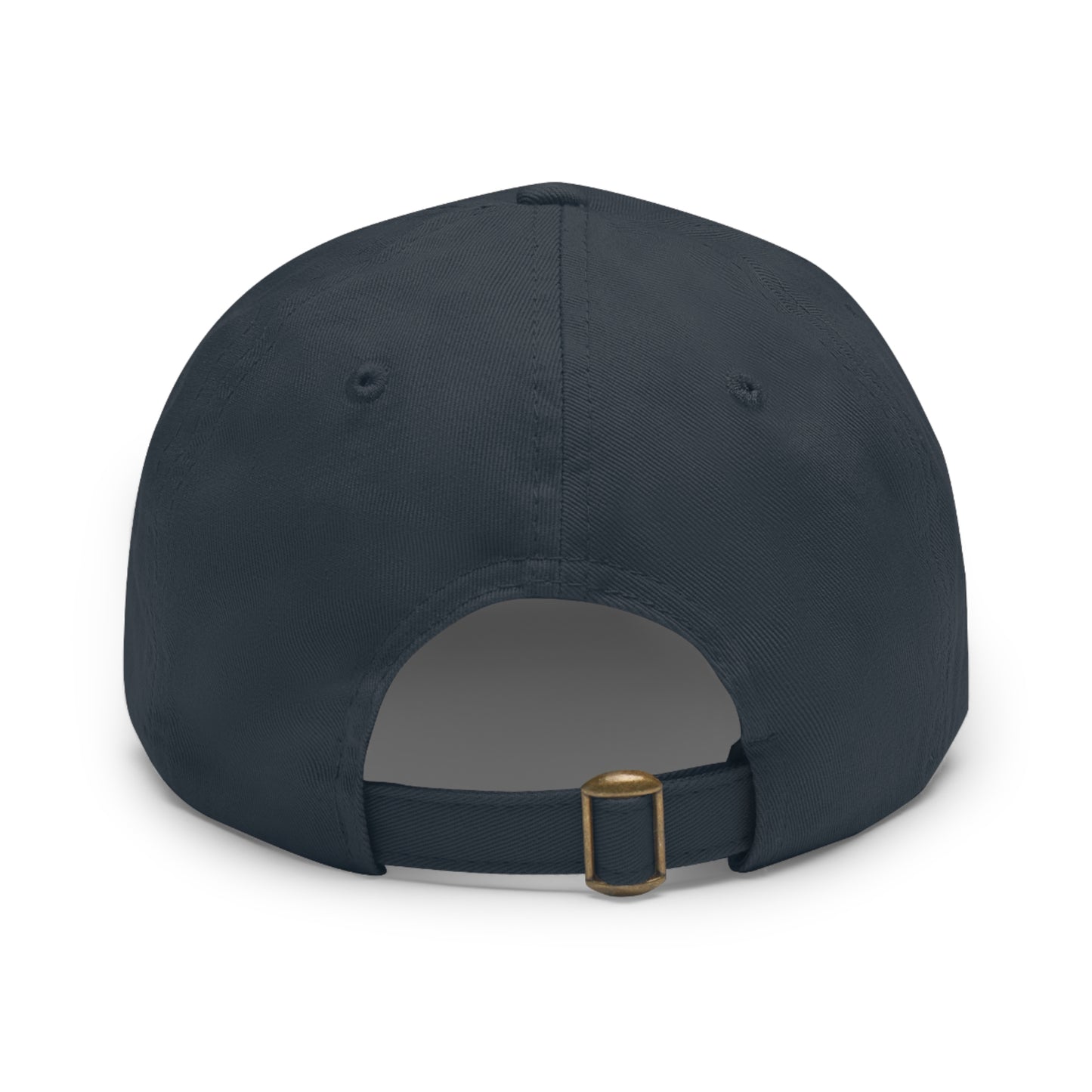 Happy Place Hat with Rectangular Leather Patch