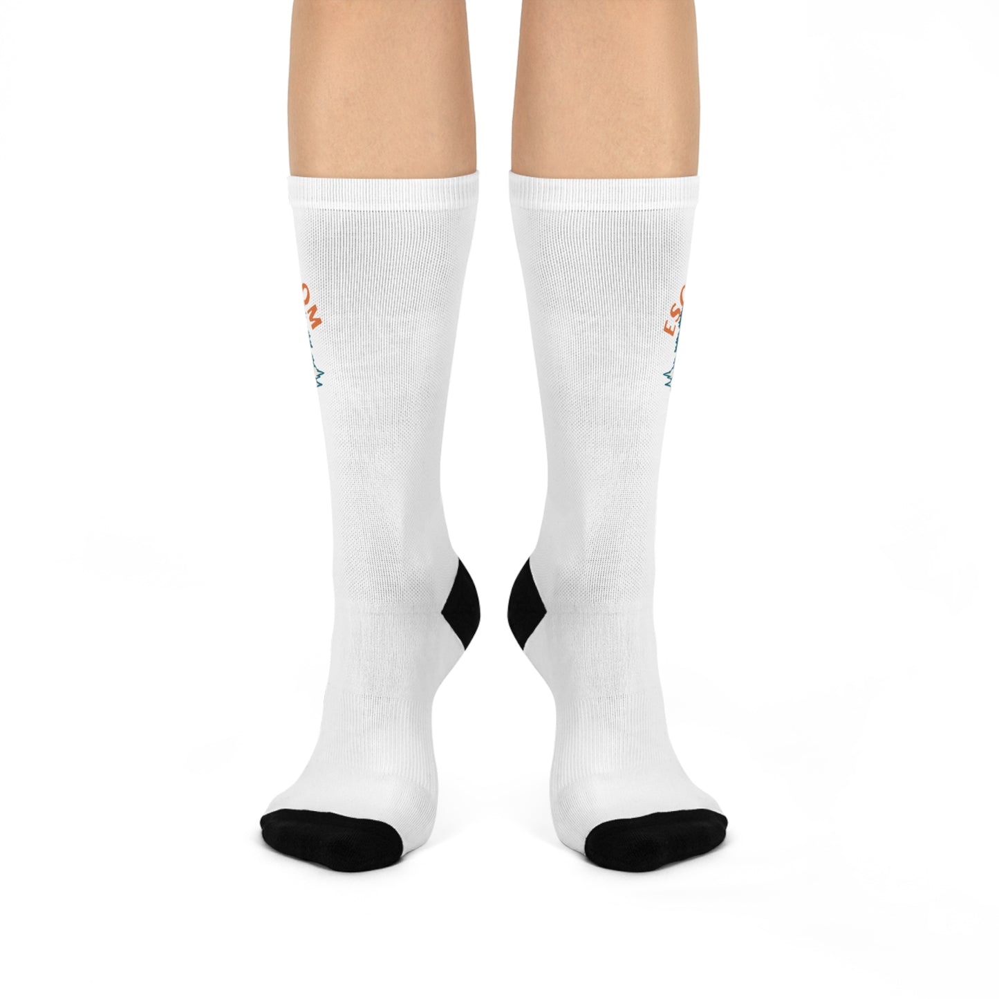 Escape Room Crew Socks in White