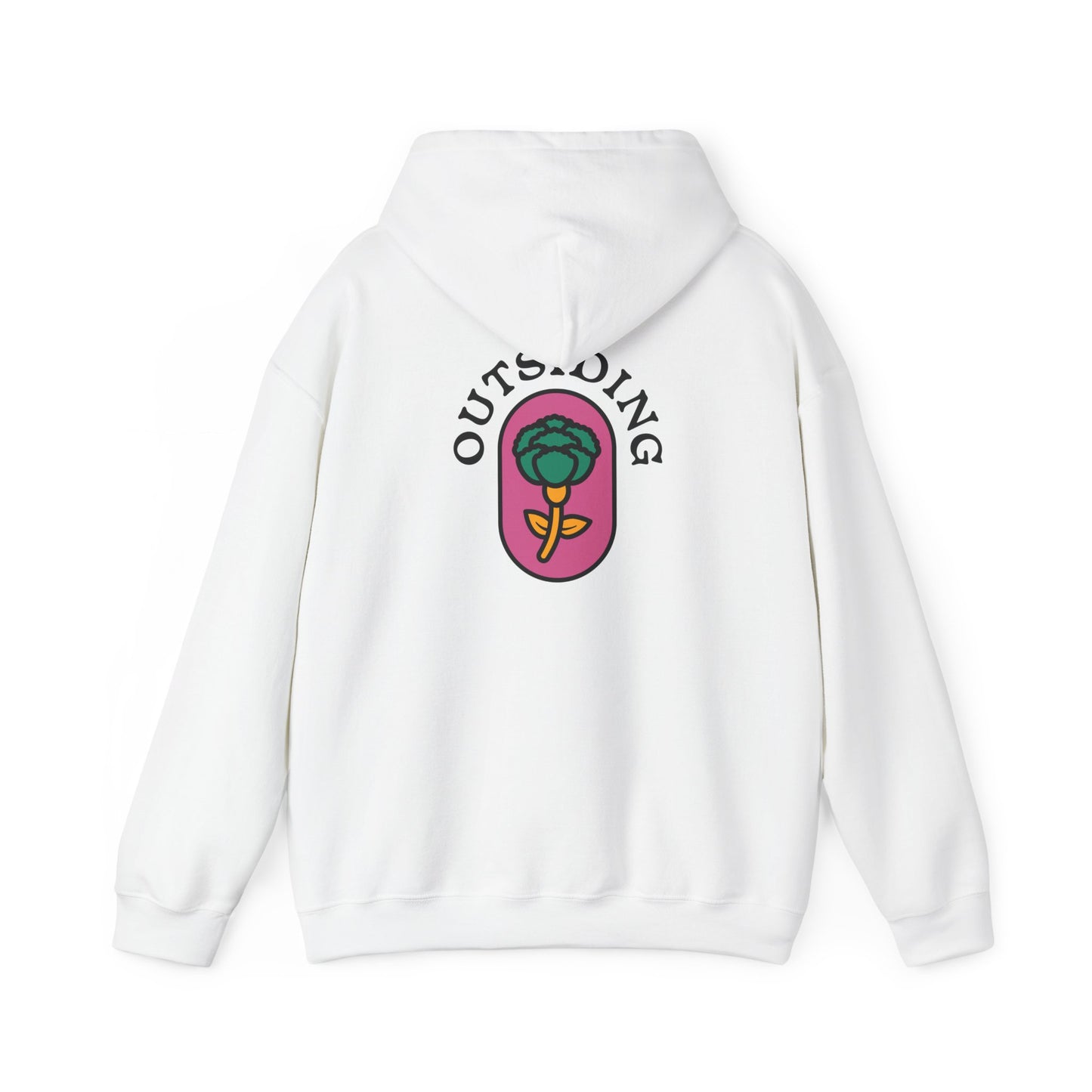 Outsiding Carnation Hoodie