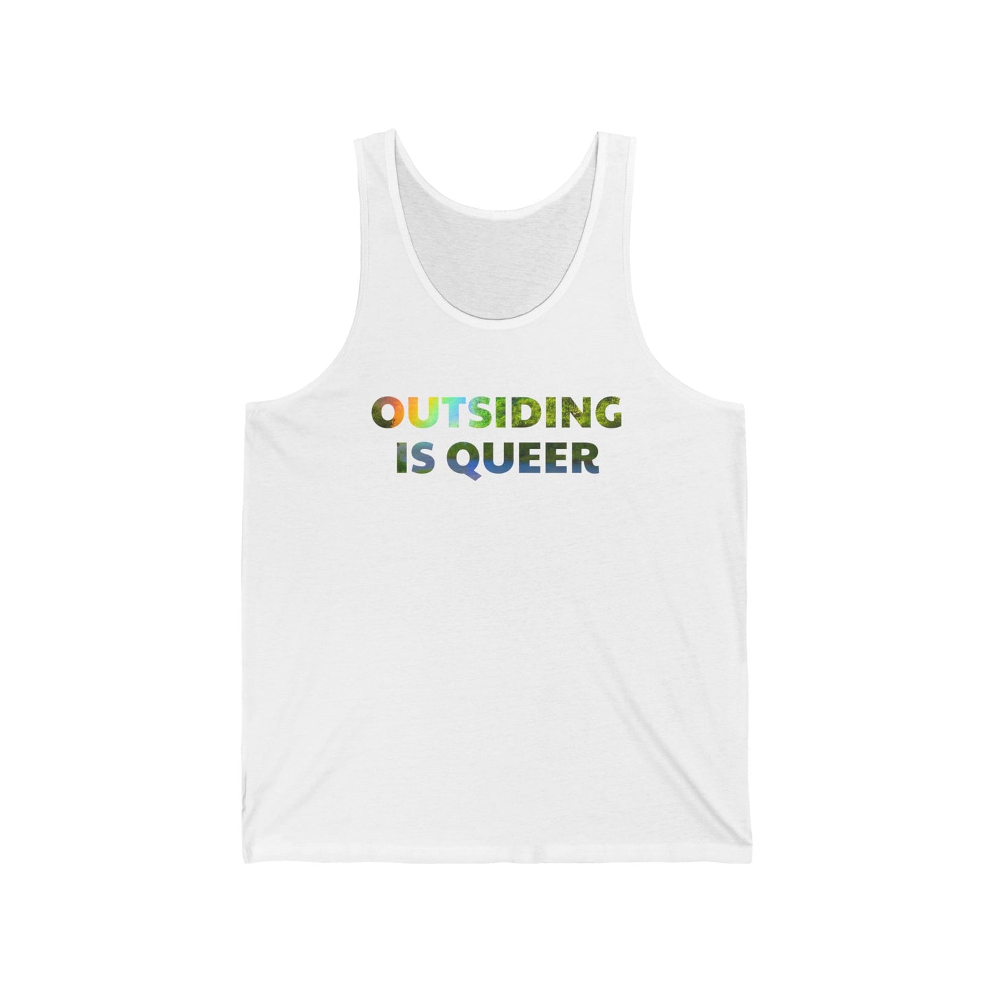 Outsiding is Queer Tank - Rainbow