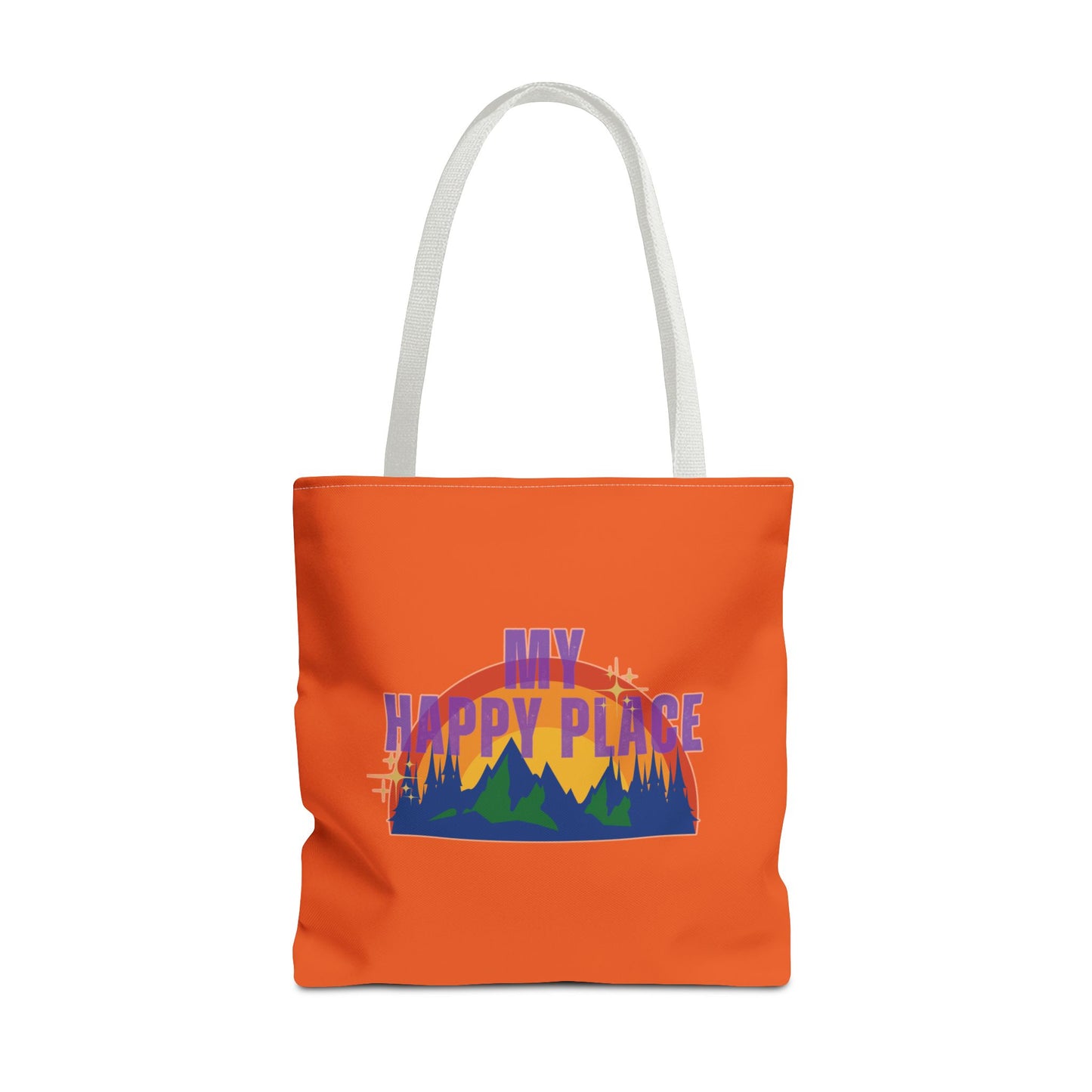 Happy Places Tote Bag - Orange