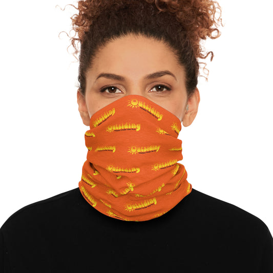 Outsiding Neck Gaiter in Orange