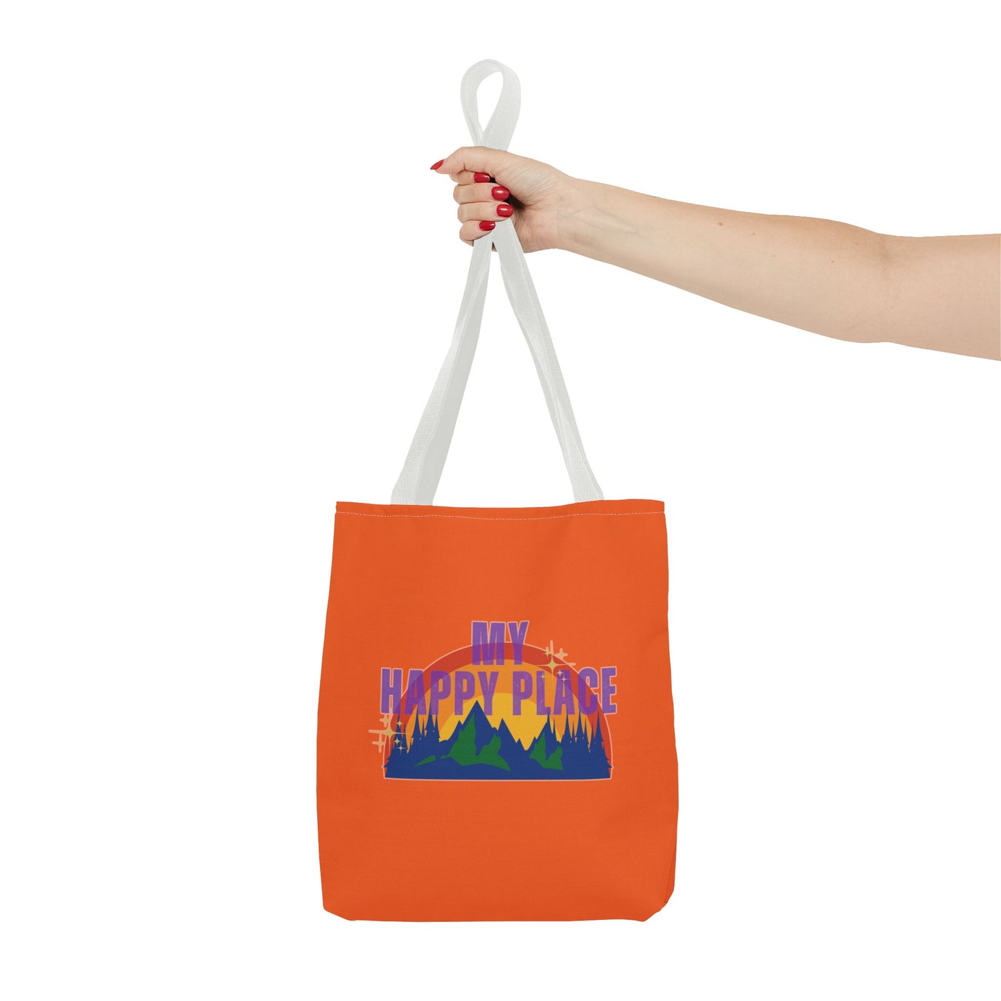 Happy Places Tote Bag - Orange