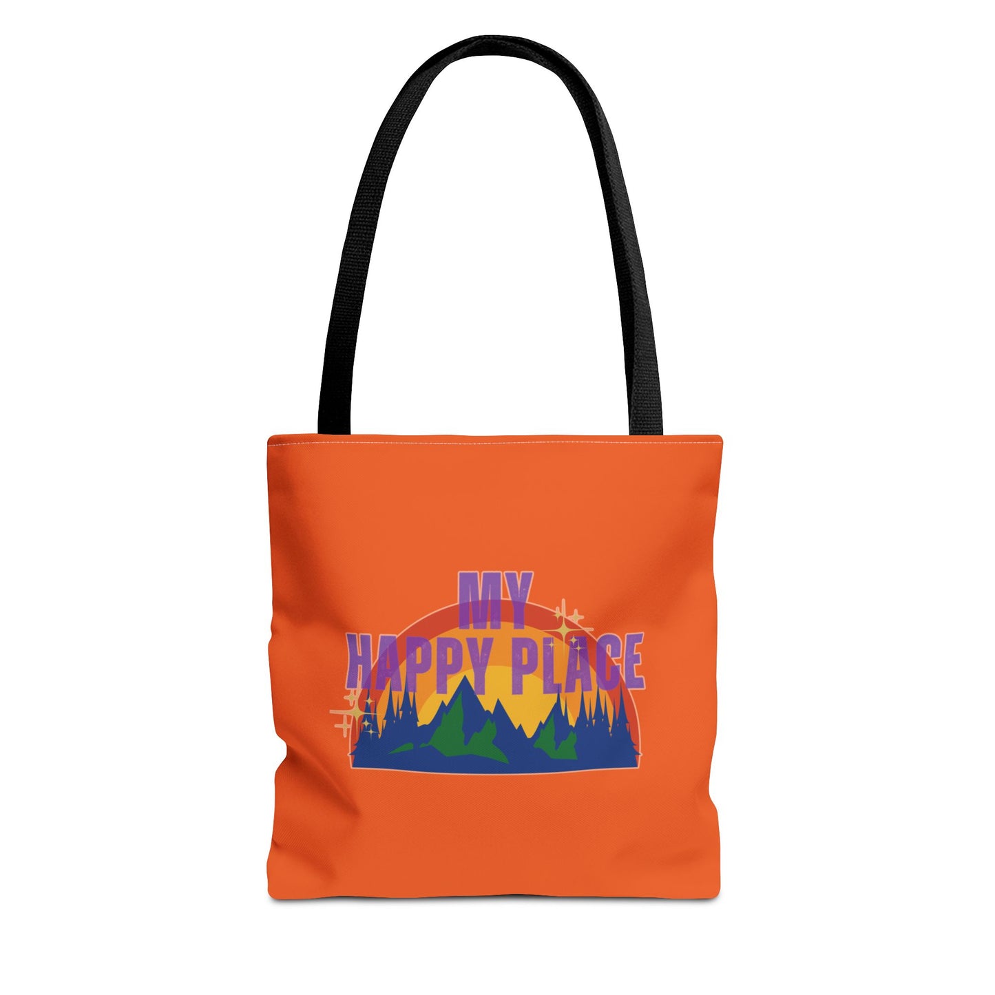 Happy Places Tote Bag - Orange