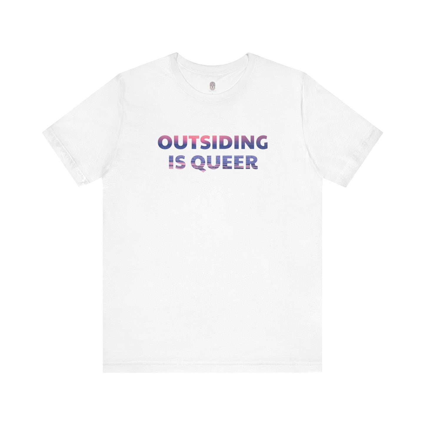 Outsiding Is Queer Tee - Sunset