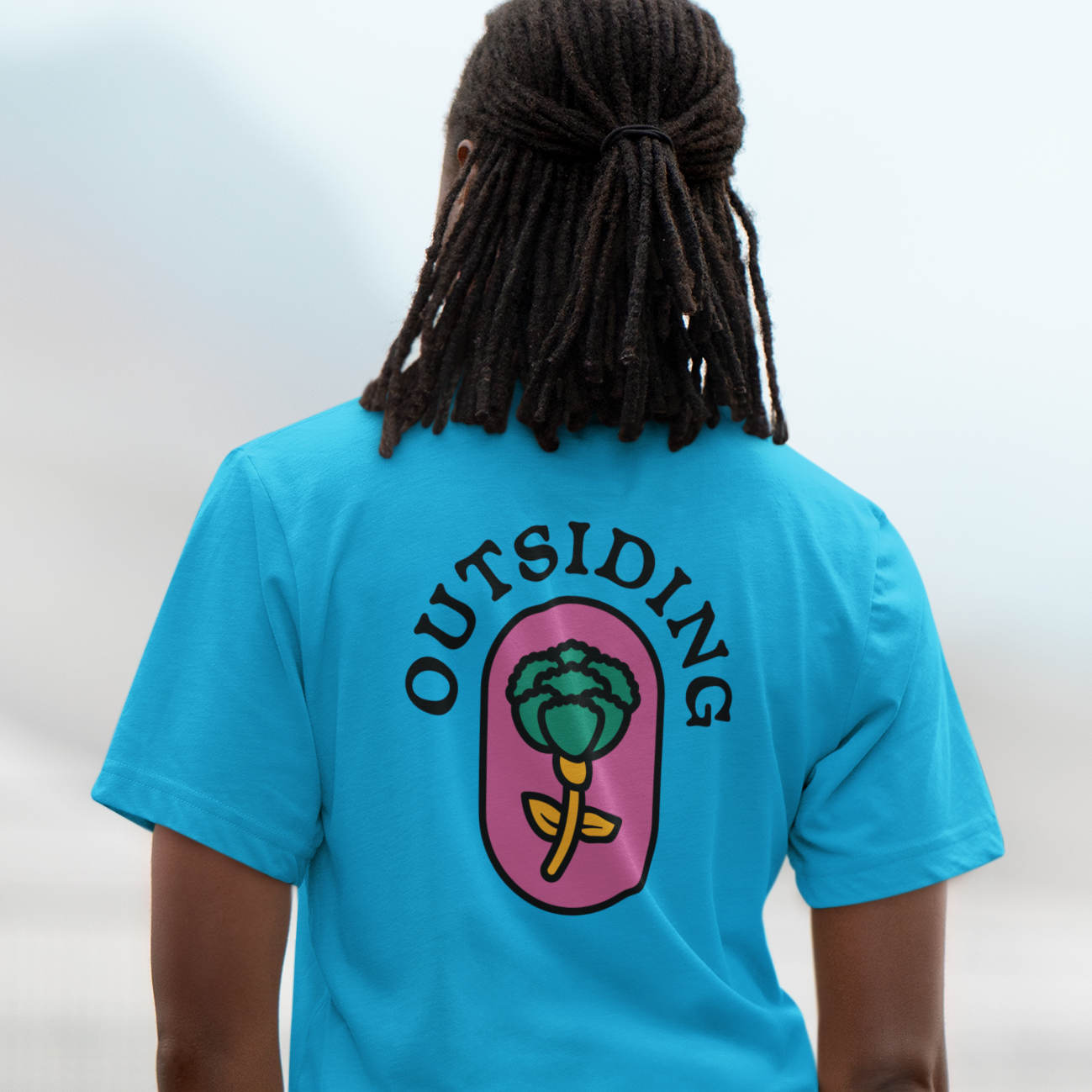 Outsiding Carnation Tee