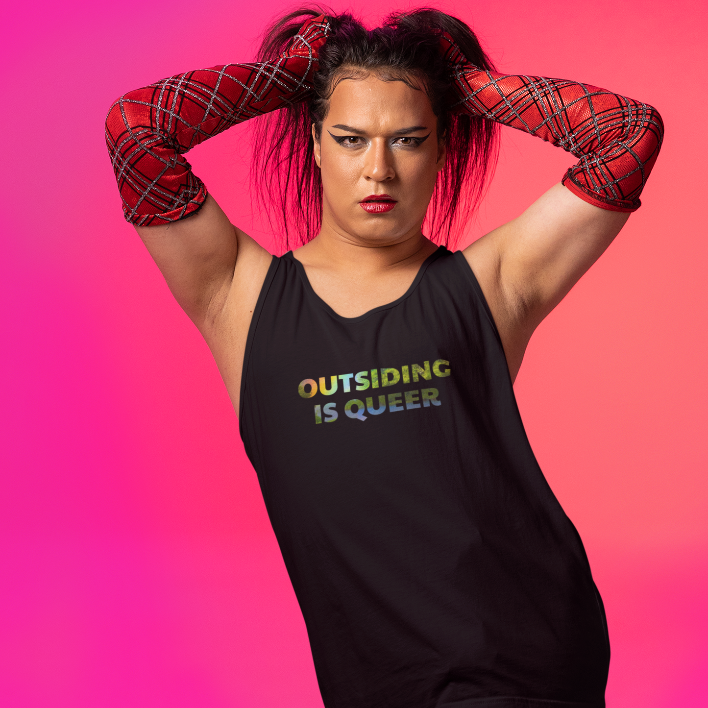 Outsiding is Queer Tank - Rainbow