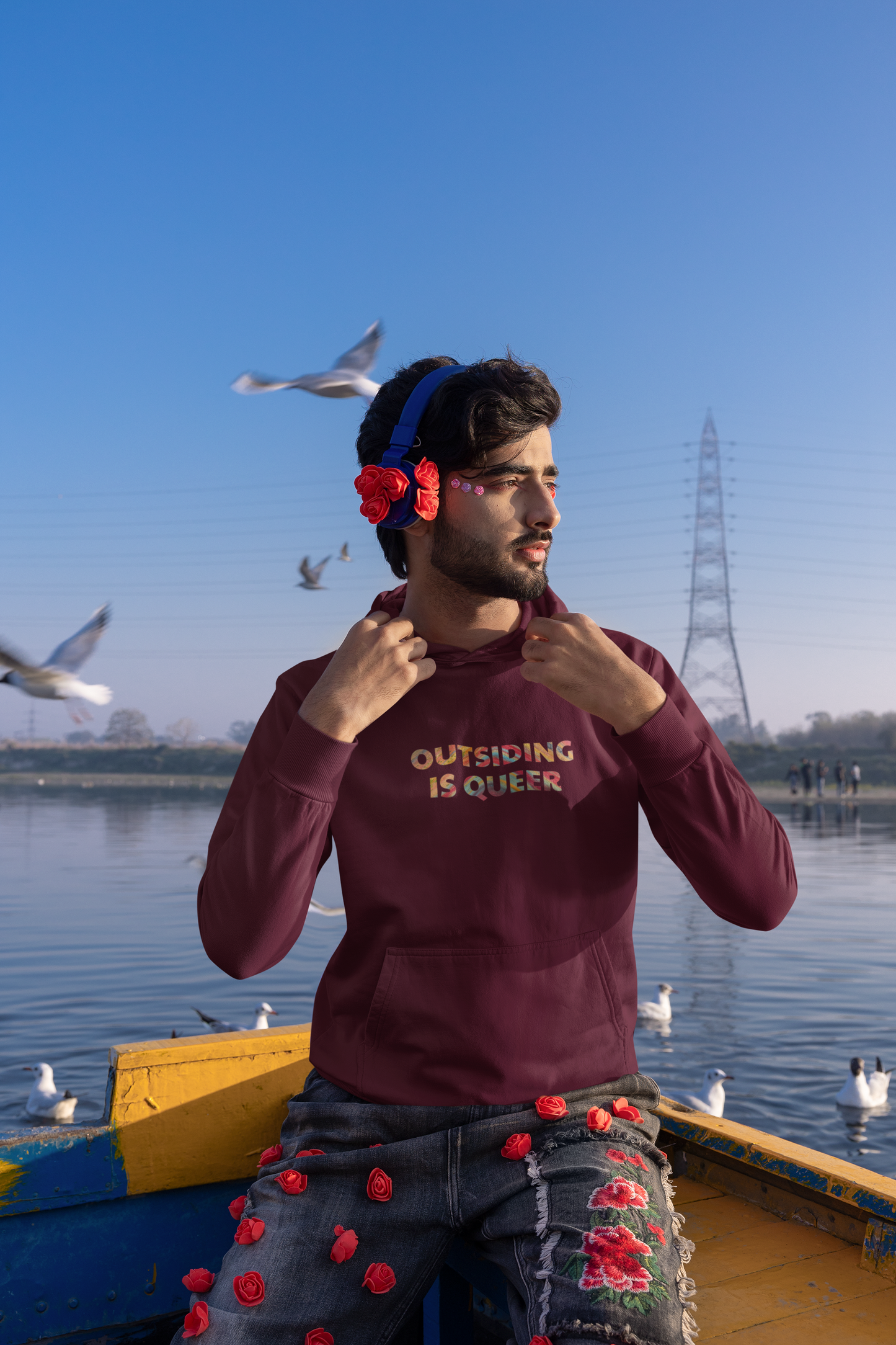 Outsiding is Queer - Vinicunca Hoodie