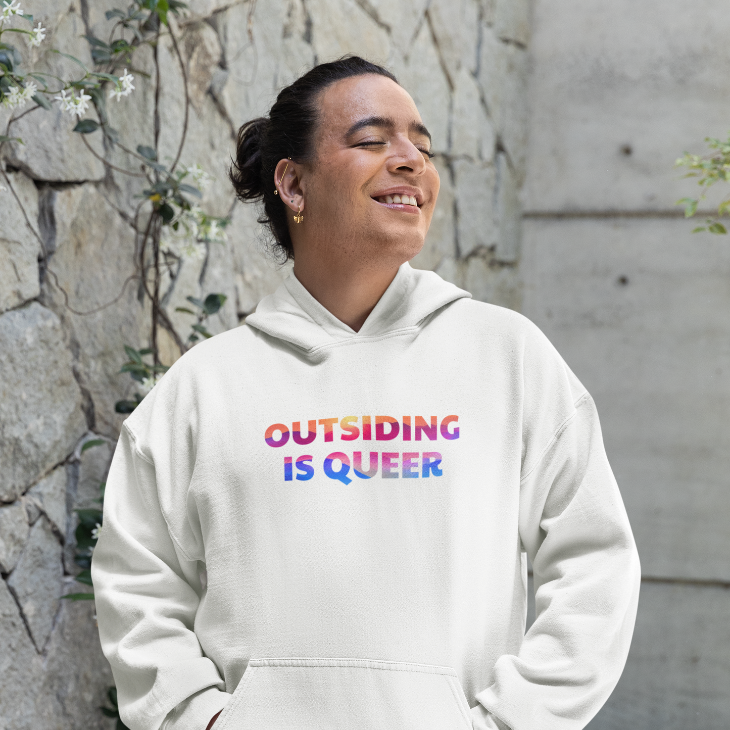 Outsiding is Queer - Mountains Hoodie