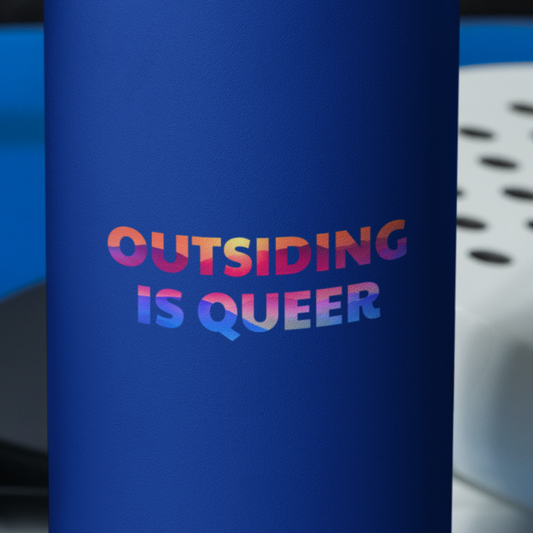 Outsiding is Queer - Mountains Decal