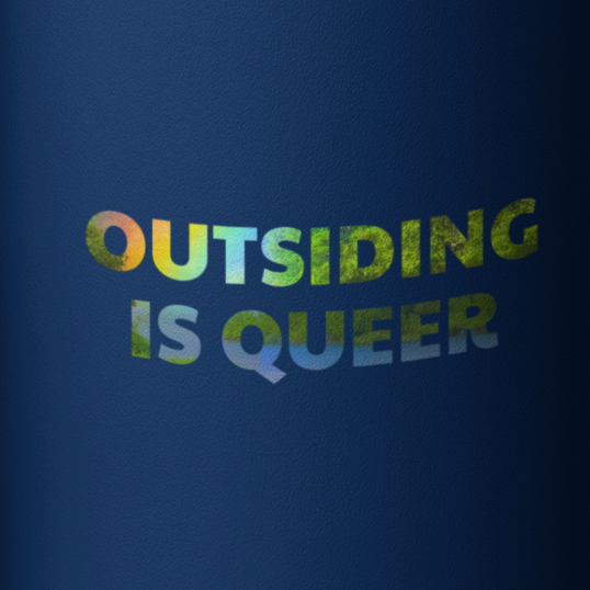 Outsiding is Queer - Rainbow Decal