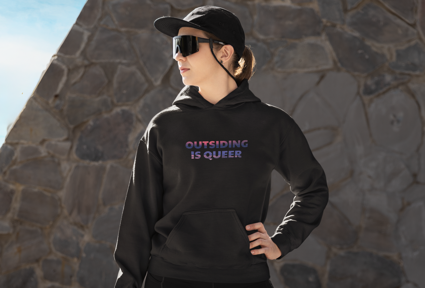 Outsiding is Queer - Sunset Hoodie