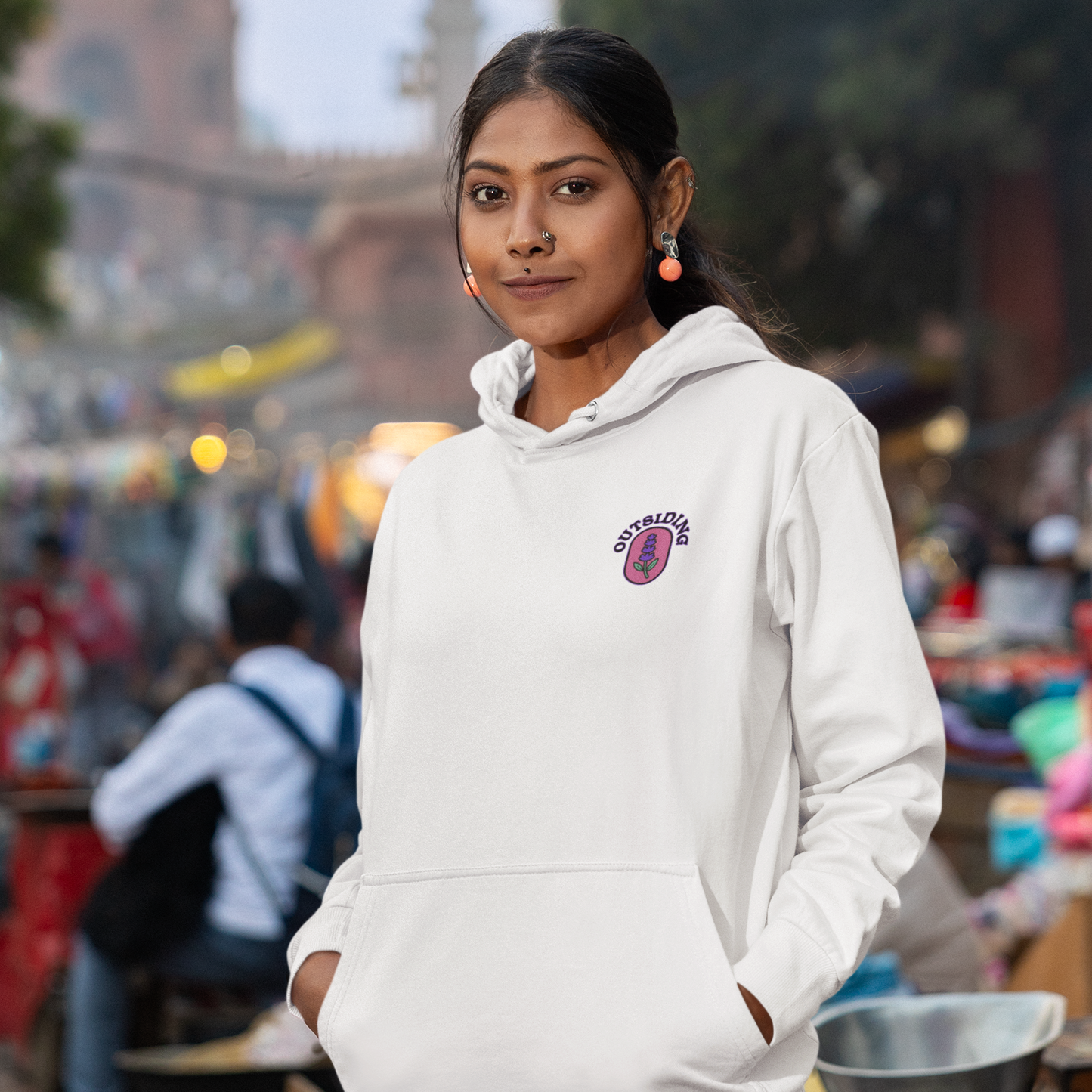 Outsiding Lavender Hoodie