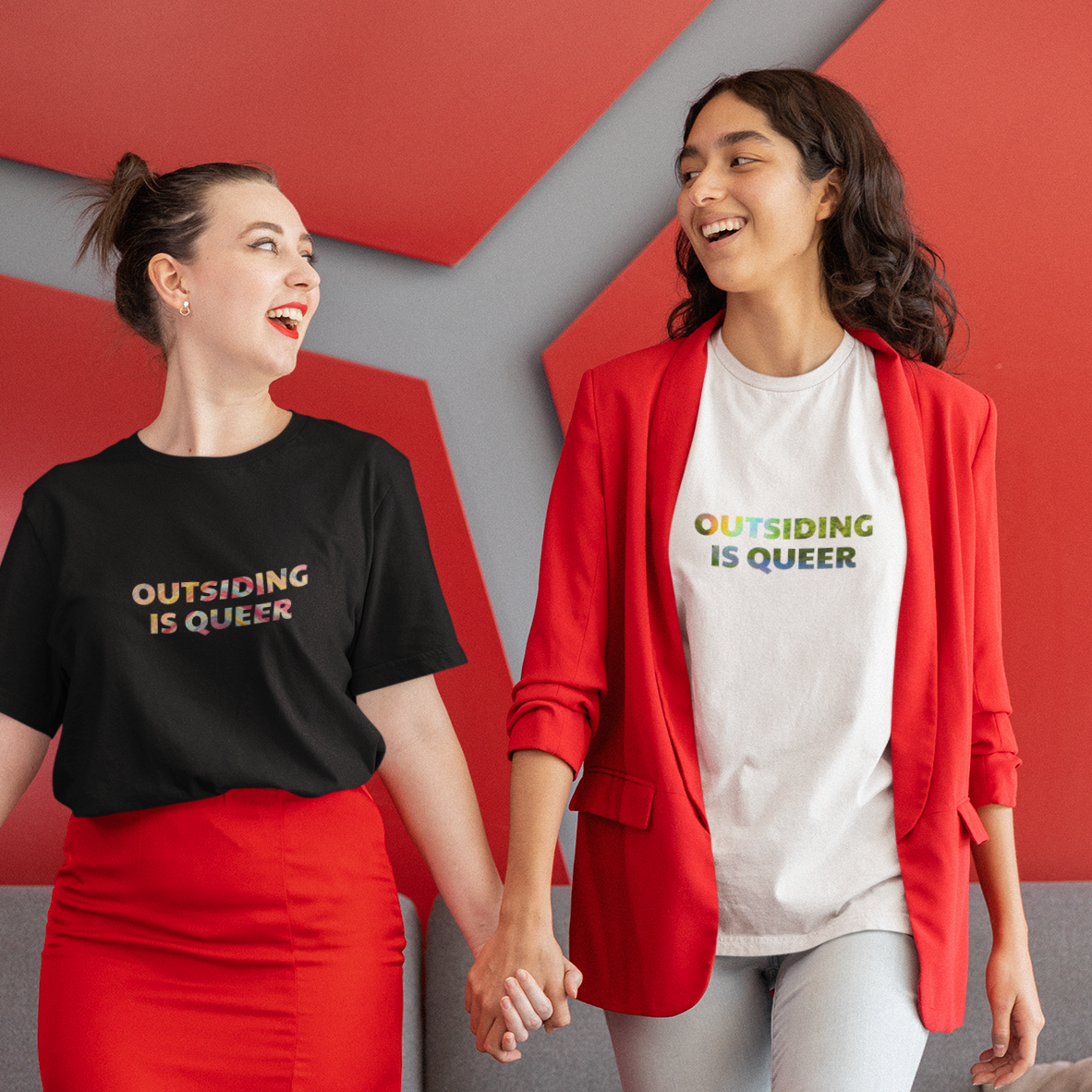 Outsiding Is Queer Tee - Vinicunca