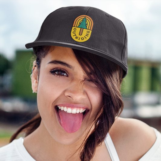 Outsiding Flat Snapback Embroidered Logo