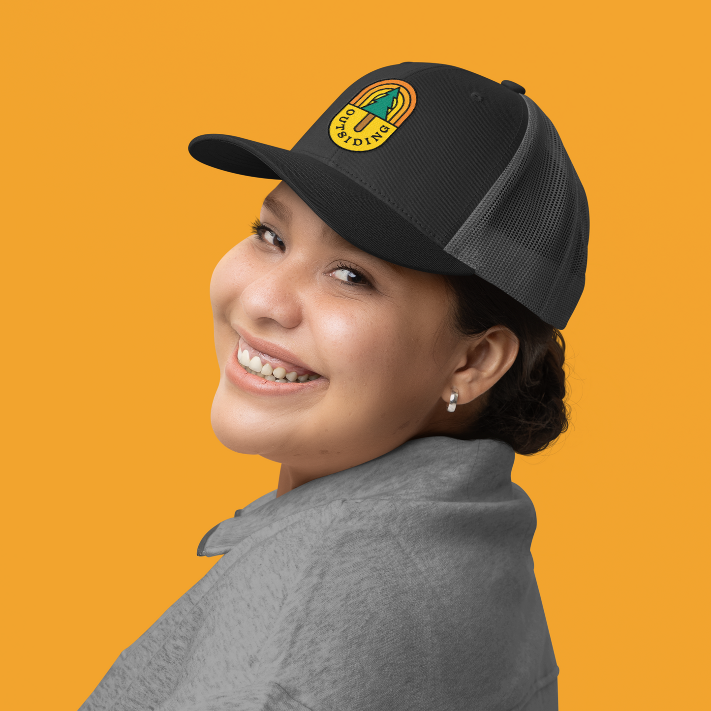 Outsiding Logo Embroidered Cap